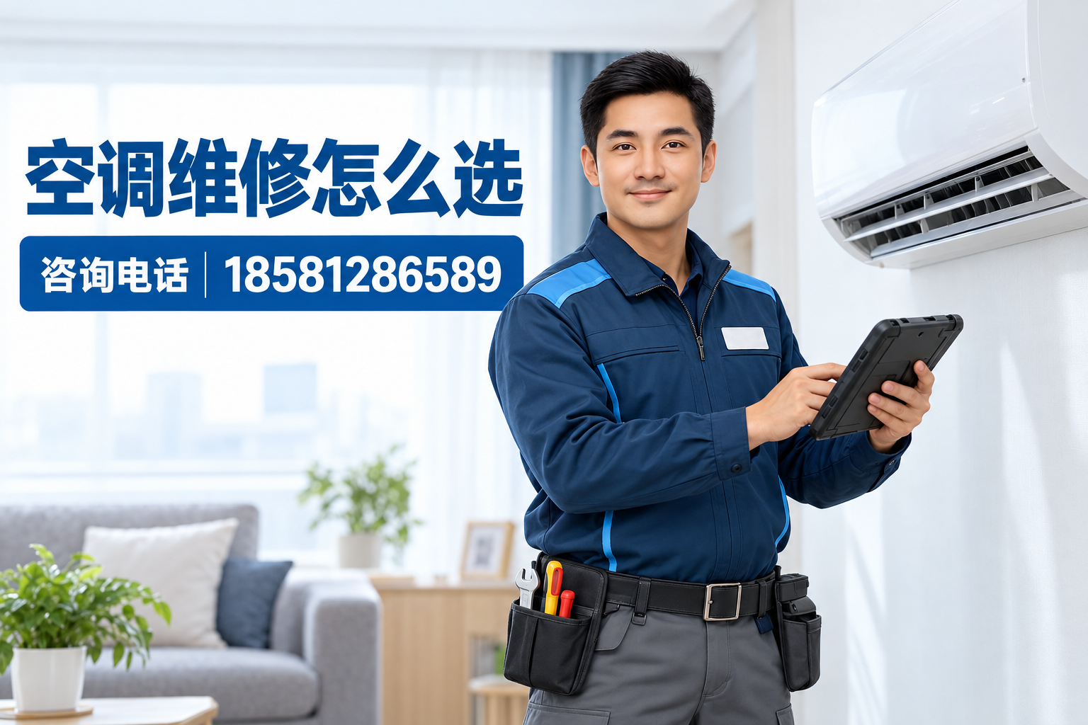 重庆空调维修服务选择示意图