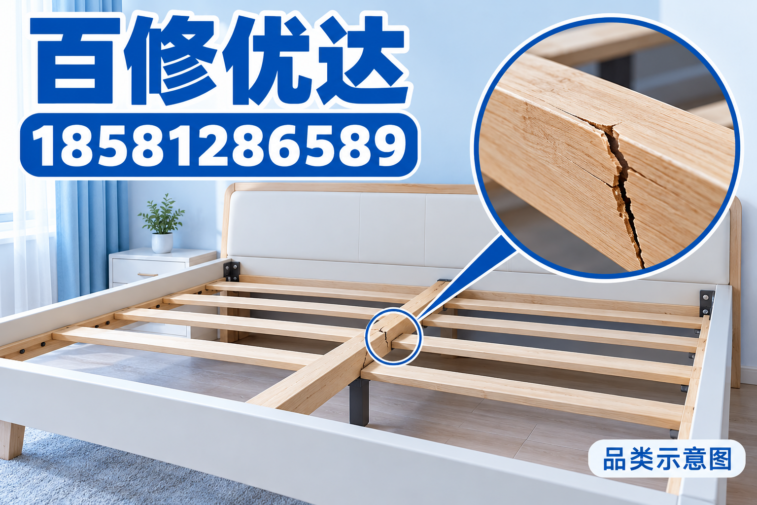 床类维修知识品类示意图