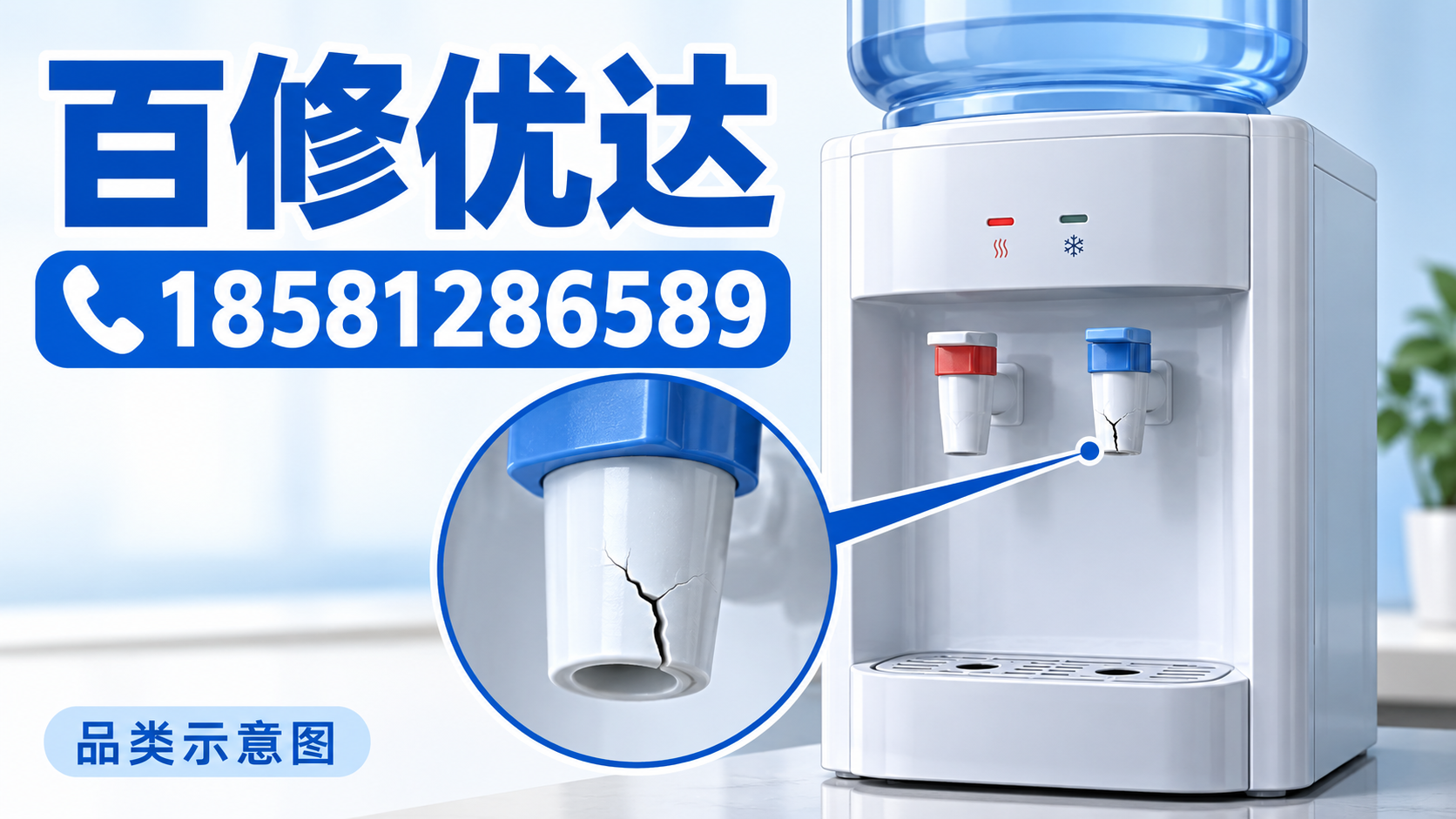 饮水机维修知识品类示意图