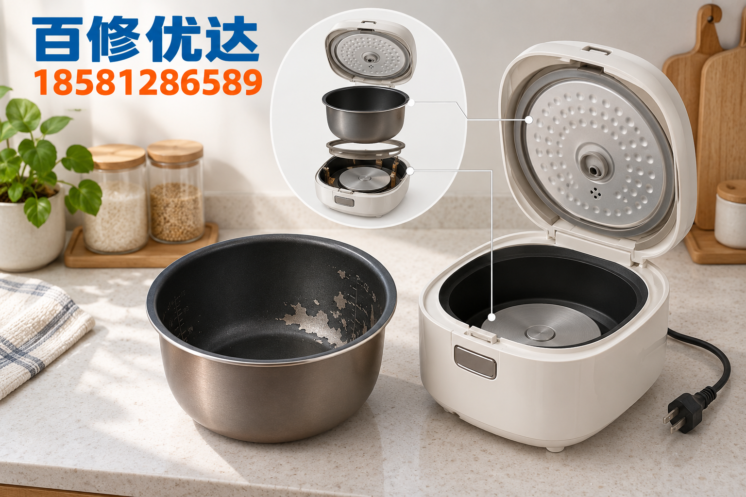 电饭煲维修知识品类示意图