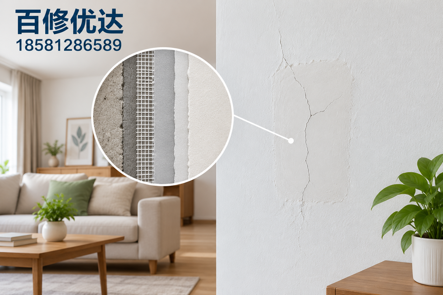 墙面维修知识品类示意图