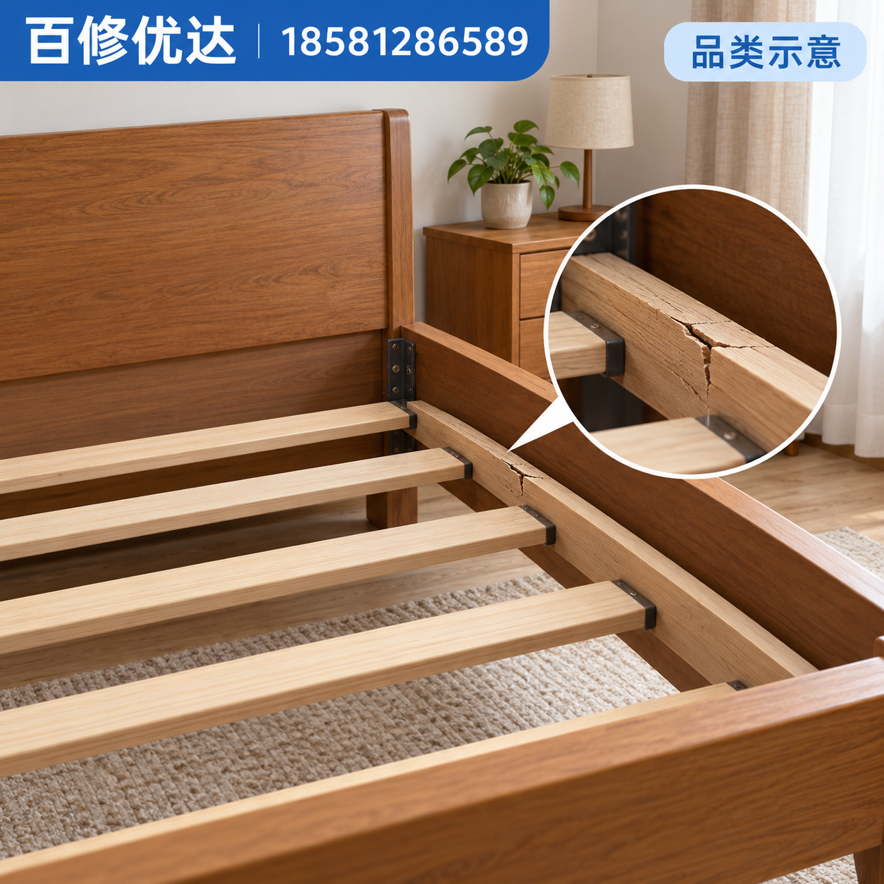 床类维修知识品类示意图