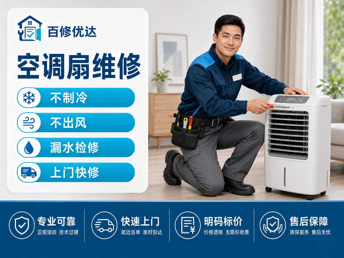 空调扇上门服务主图