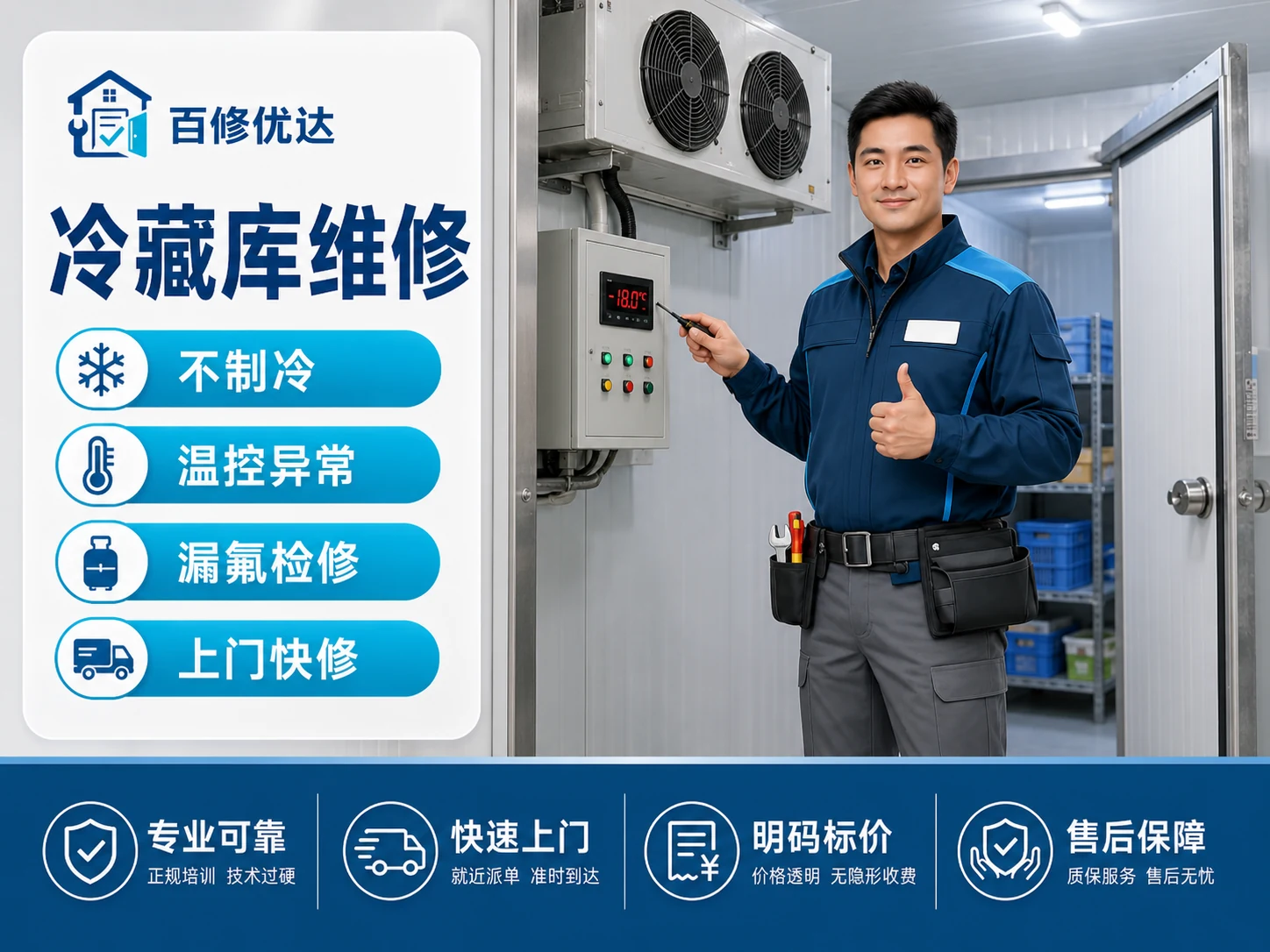 冷藏库上门服务主图