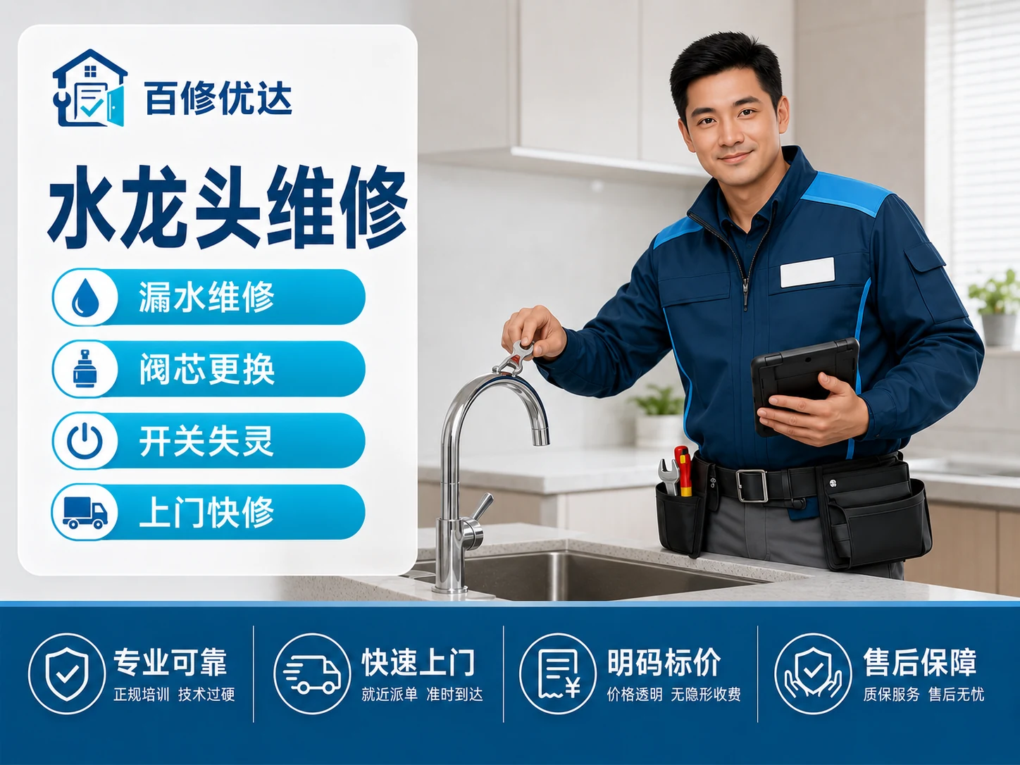 宿迁龙头维修品类示意图