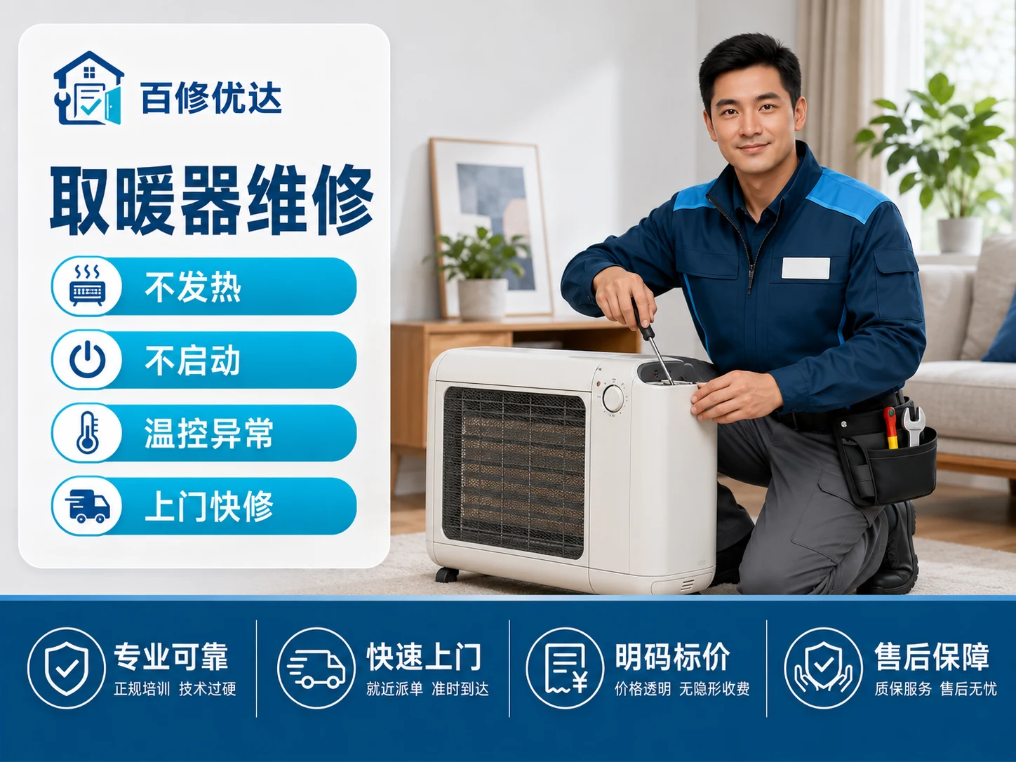 取暖器上门服务主图