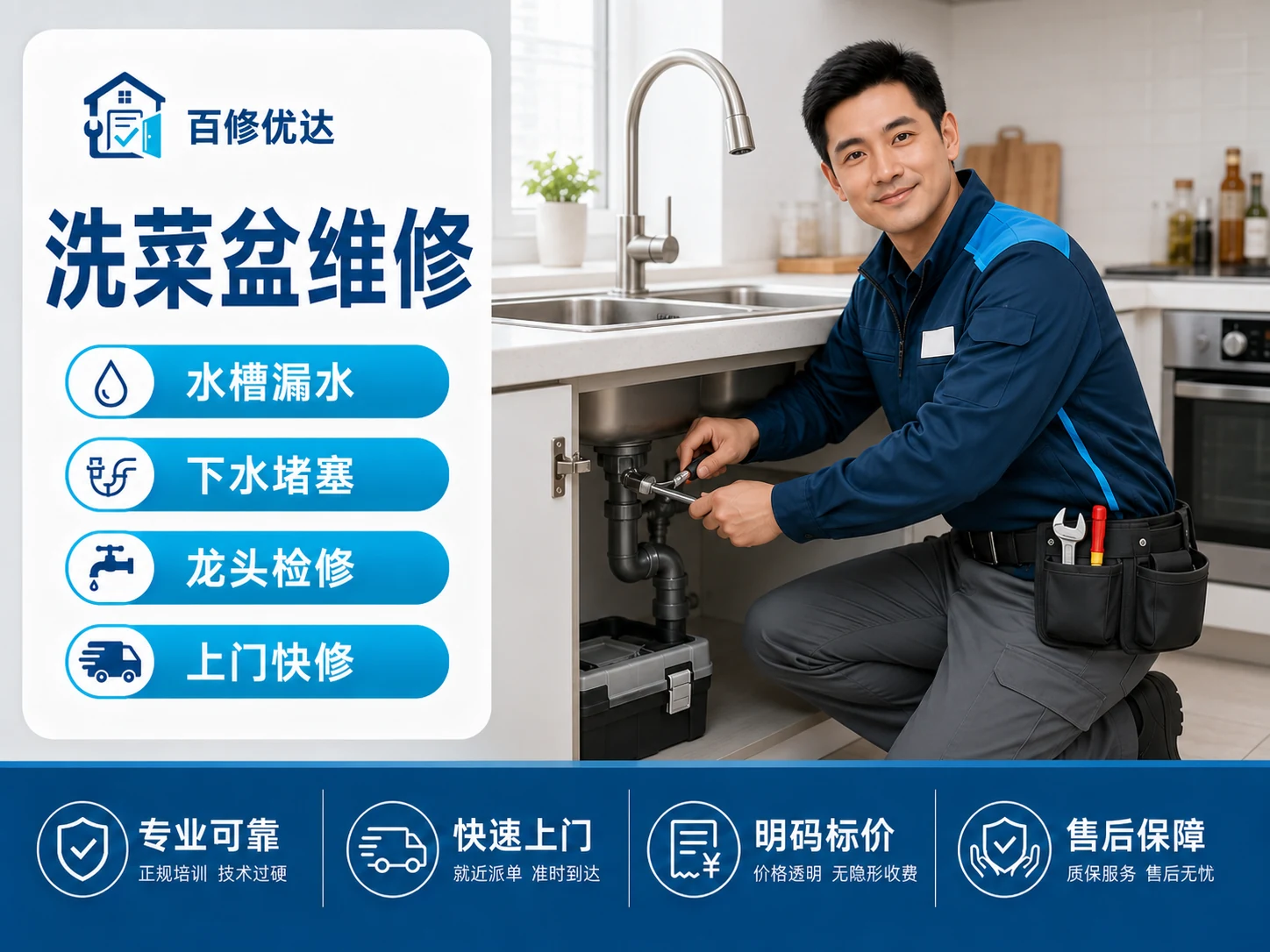 洗菜盆上门服务主图