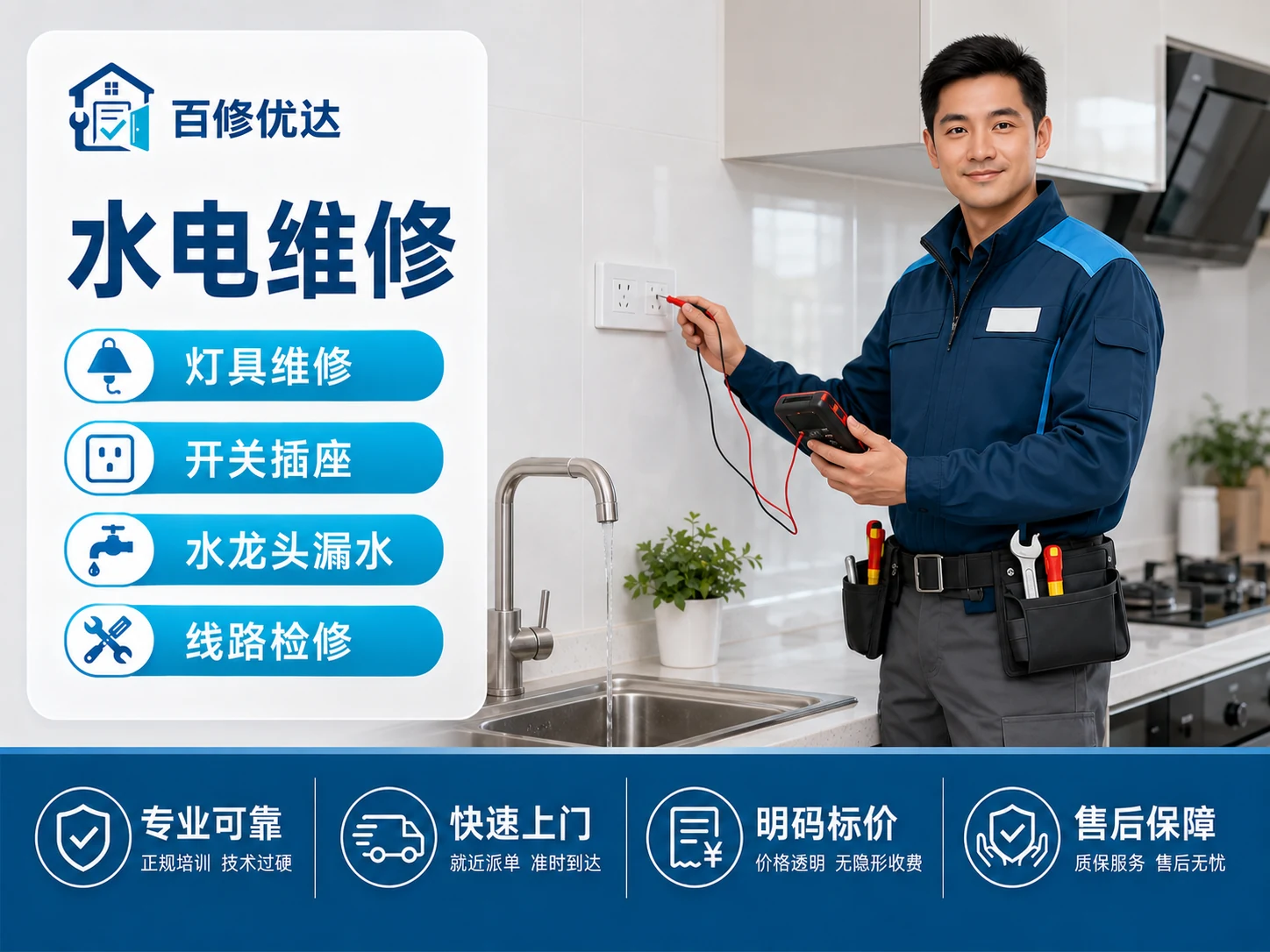 水电上门服务主图