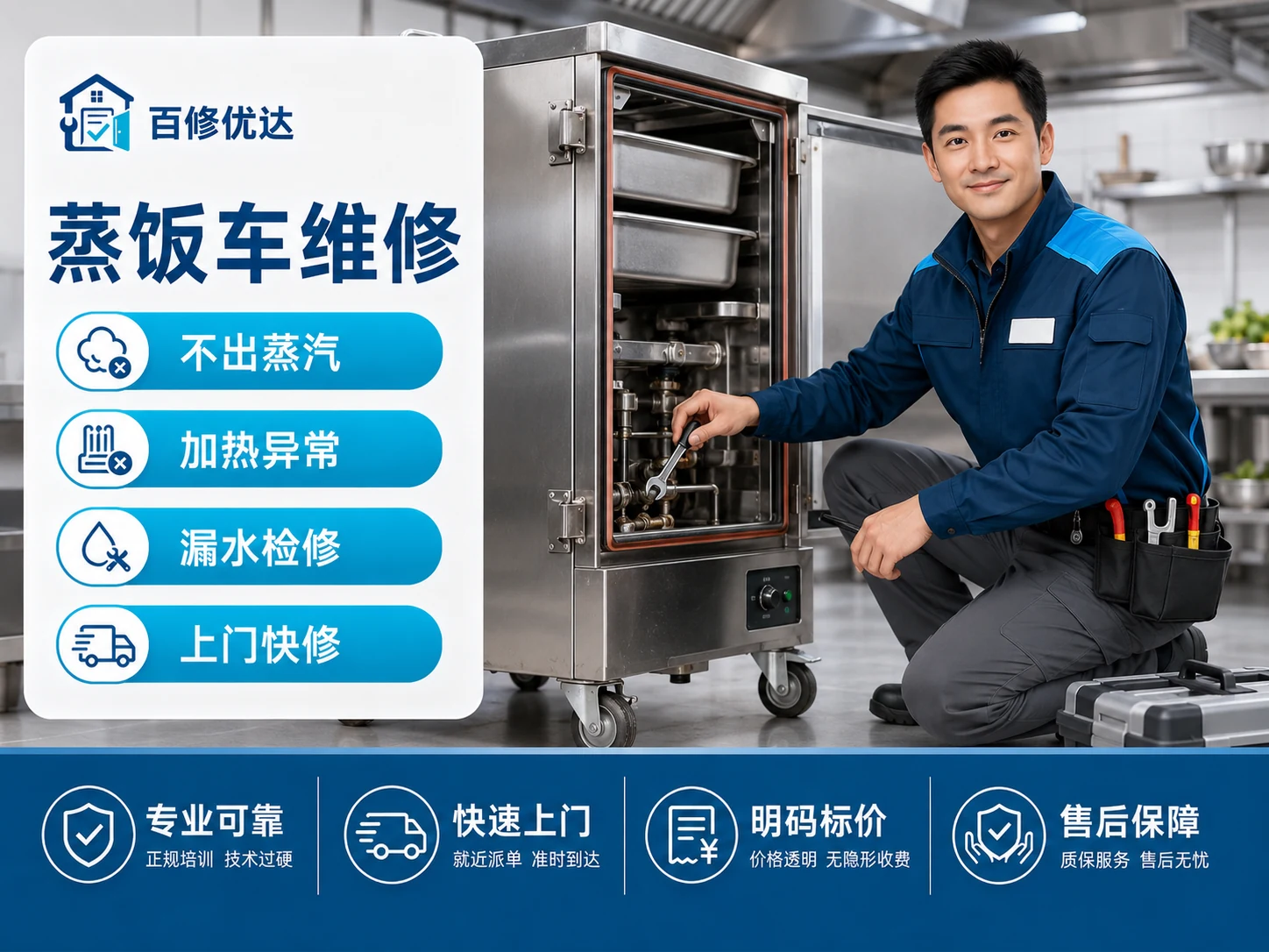 蒸饭车上门服务主图