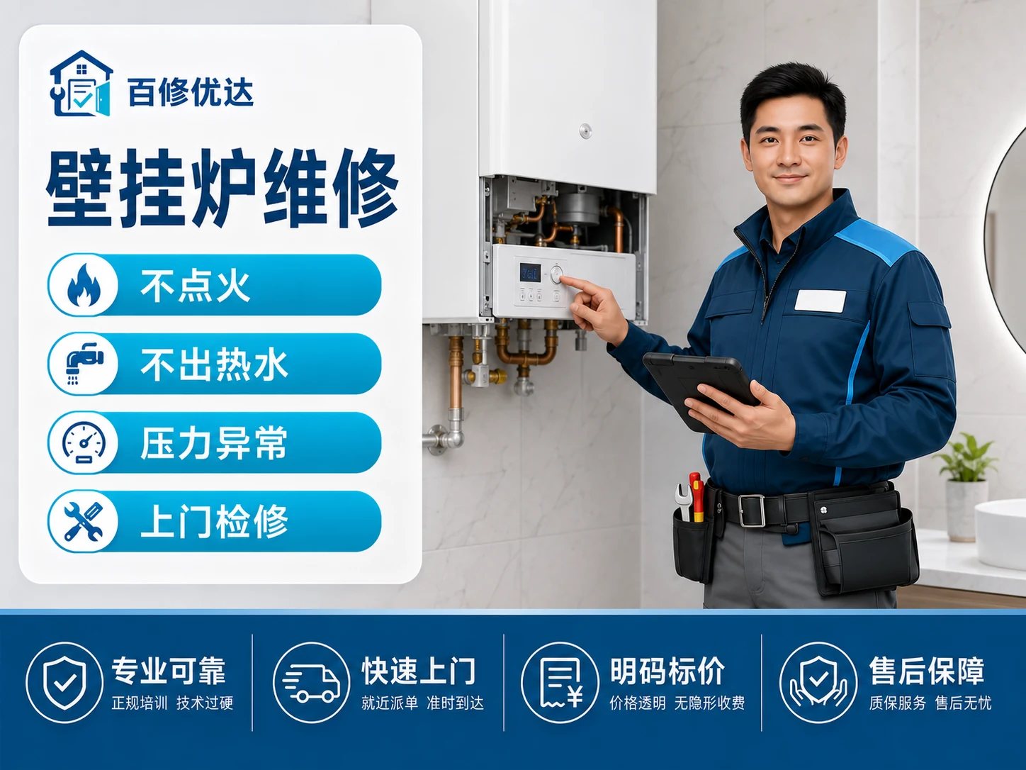 壁挂炉上门服务主图