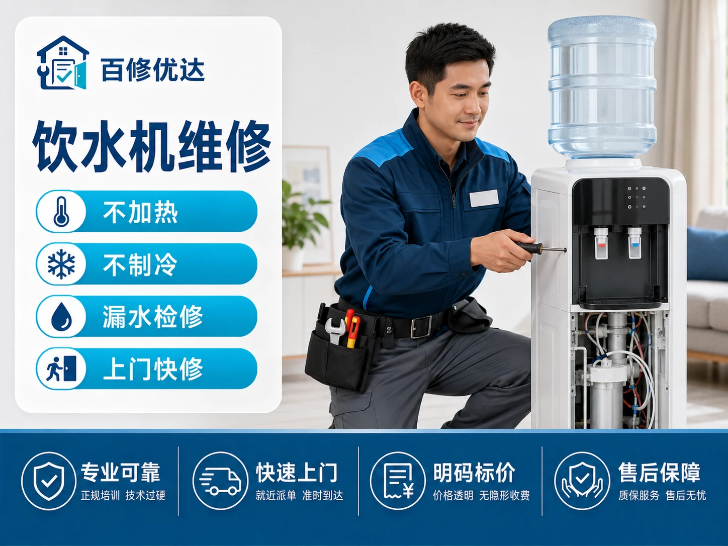 饮水机上门服务主图