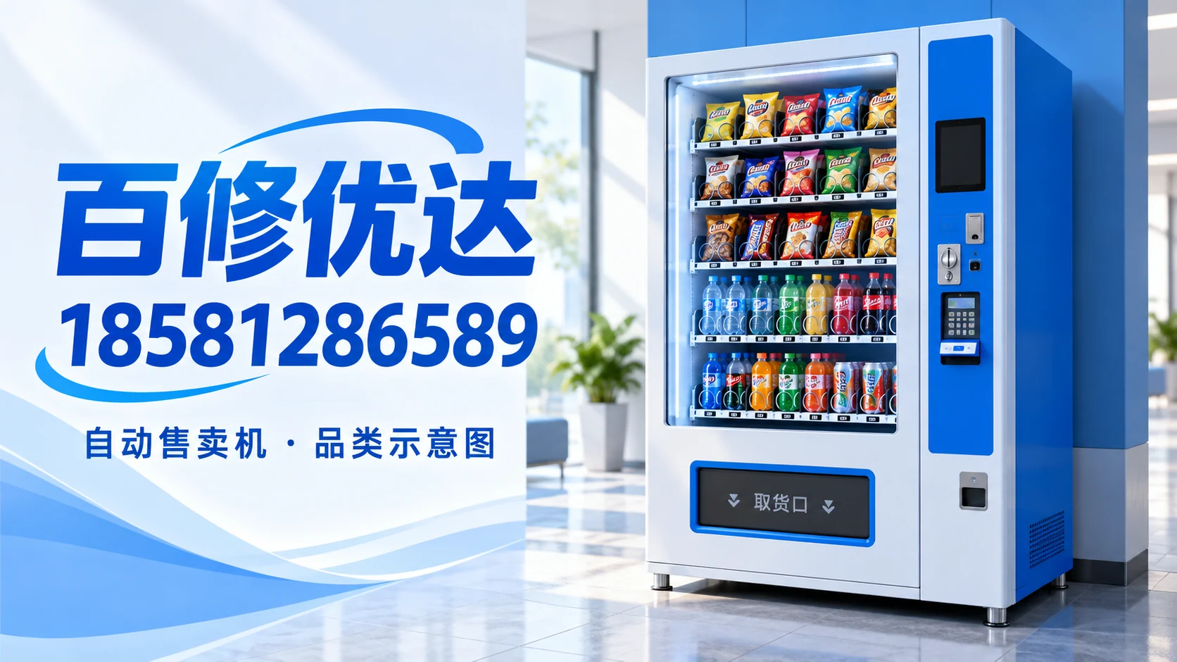 襄阳自动售卖机维修品类示意图